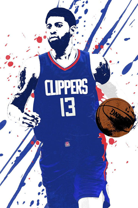 Paul George La Clippers Basketball Player Jigsaw Puzzle