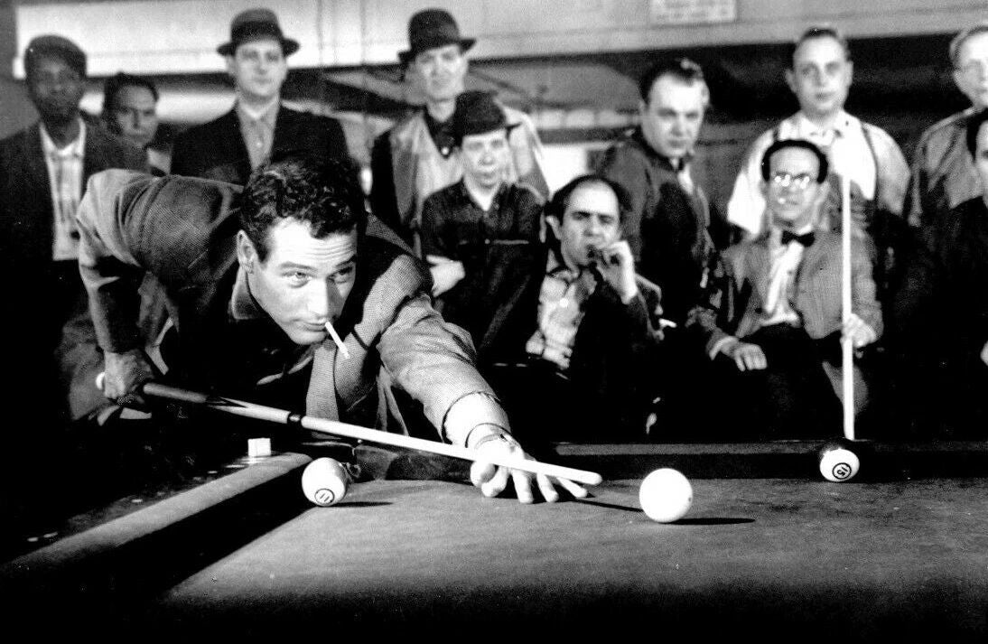 Paul Newman The Hustler Pool Shark Billiards Retro Old 300 Piece Jigsaw Puzzle