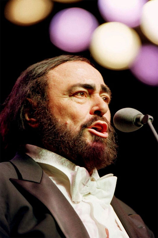 Pavarotti Warming Up Before Performance Music Jigsaw Puzzle