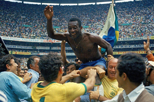 Pele Brazilian Football Player Goat Vintage Jigsaw Puzzle