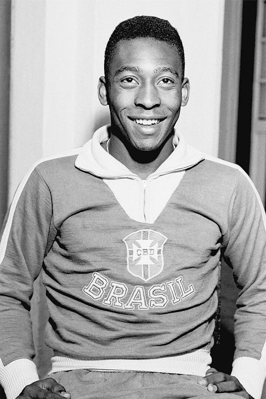 Pele Soccer Player Live The Game Picture Print Wall Home Decor Jigsaw Puzzle