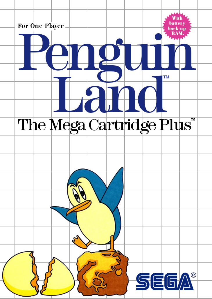 Penguin Land Sega Master System Print Poster