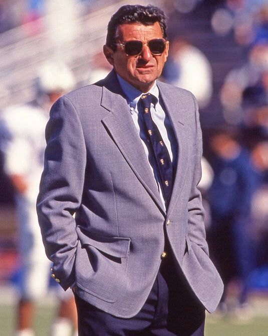 Penn State Coach Joe Paterno Glossy Keychain College Football Keychain 4