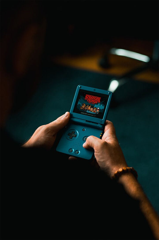 Person Playing With Handheld Game Console Art Wall Decor Jigsaw Puzzle