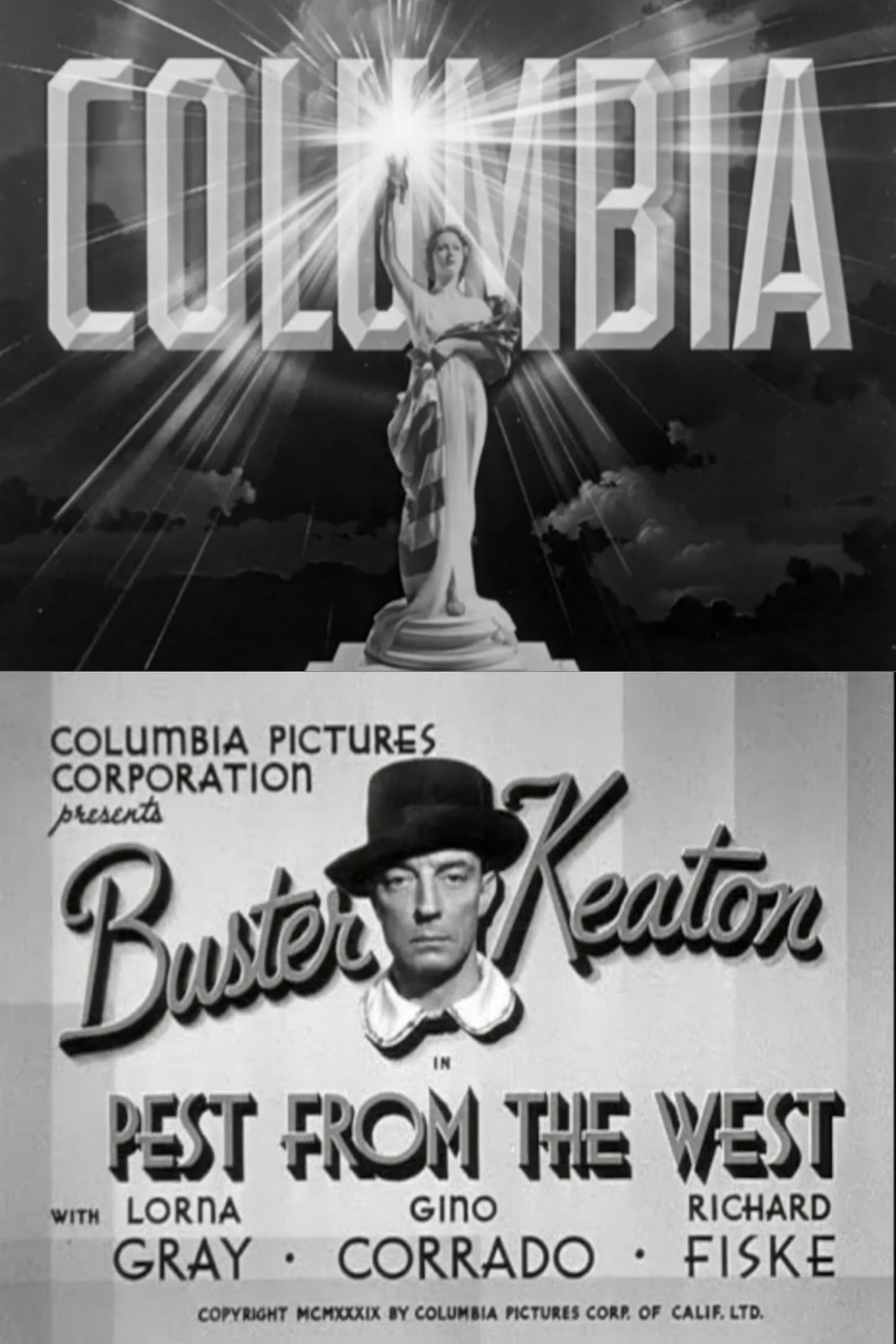 Pest From The West (1939) Movie Keychain