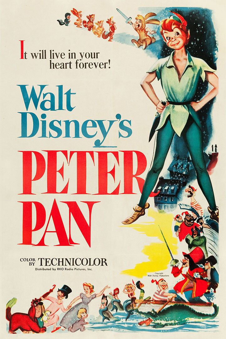 Peter Pan 1952 Animation Adventure Family Comedy Wall Home Jigsaw Puzzle