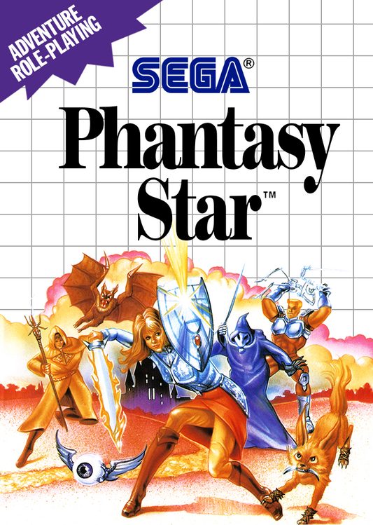 Phantasy Star Sega Master System Print Poster