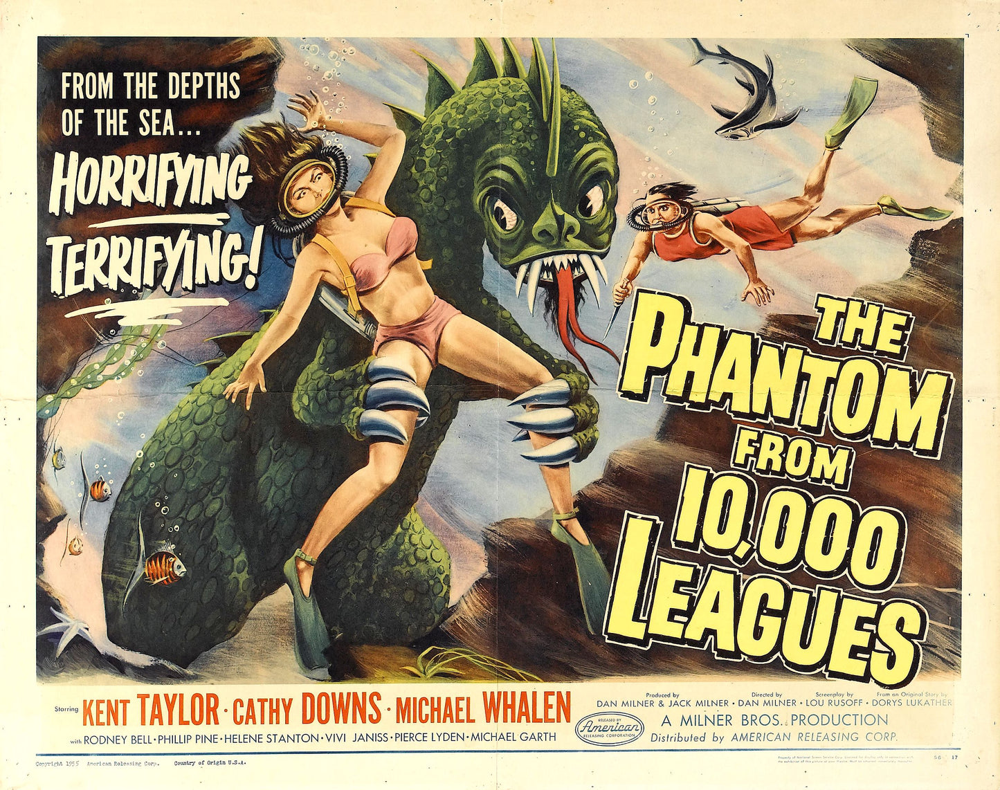 Phantom From 10000 Leagues 02 Movie Magnet