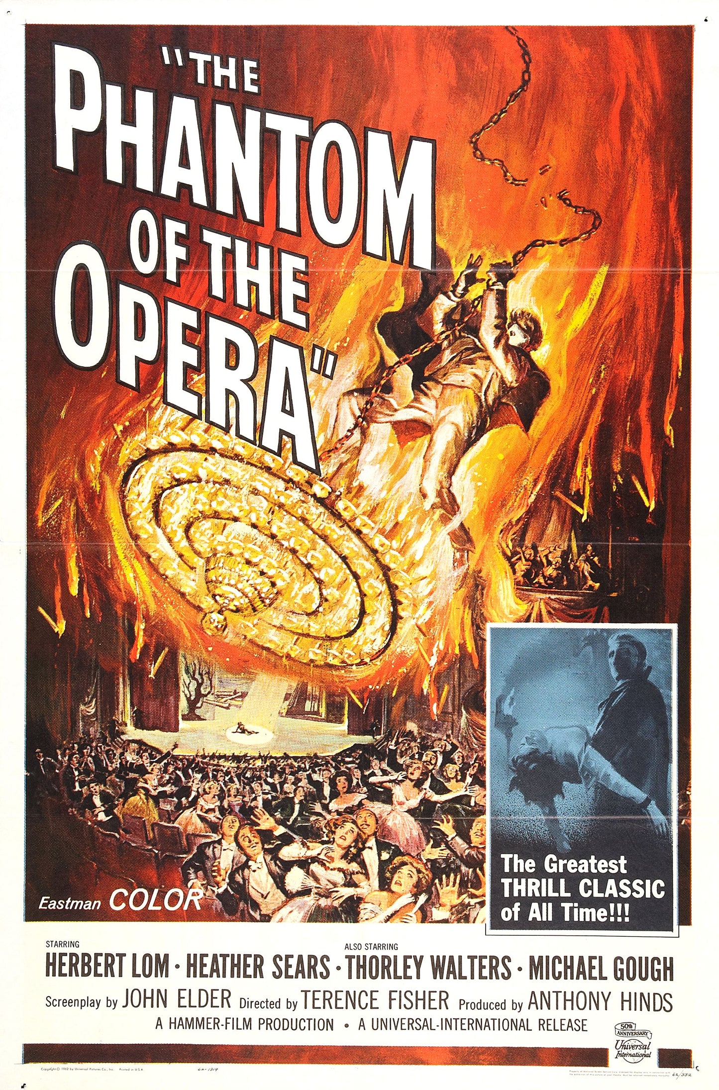 Phantom Of Opera 1962 01 Movie Magnet