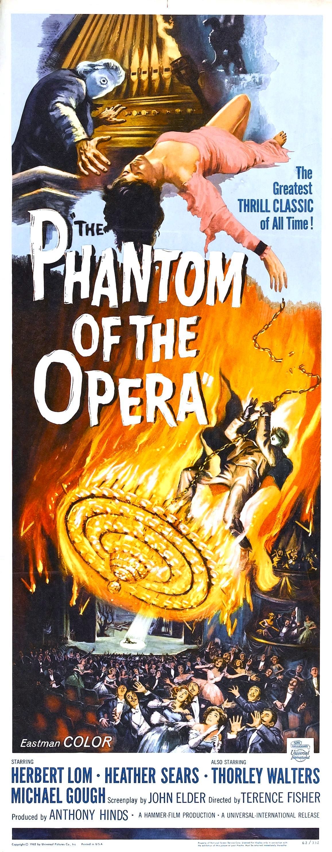 Phantom Of Opera 1962 03 Movie Magnet
