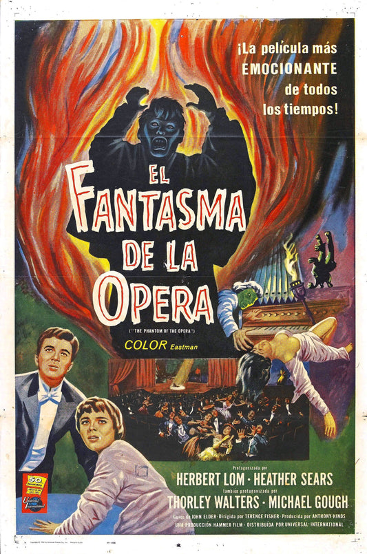 Phantom Of Opera 1962 05 Movie Magnet