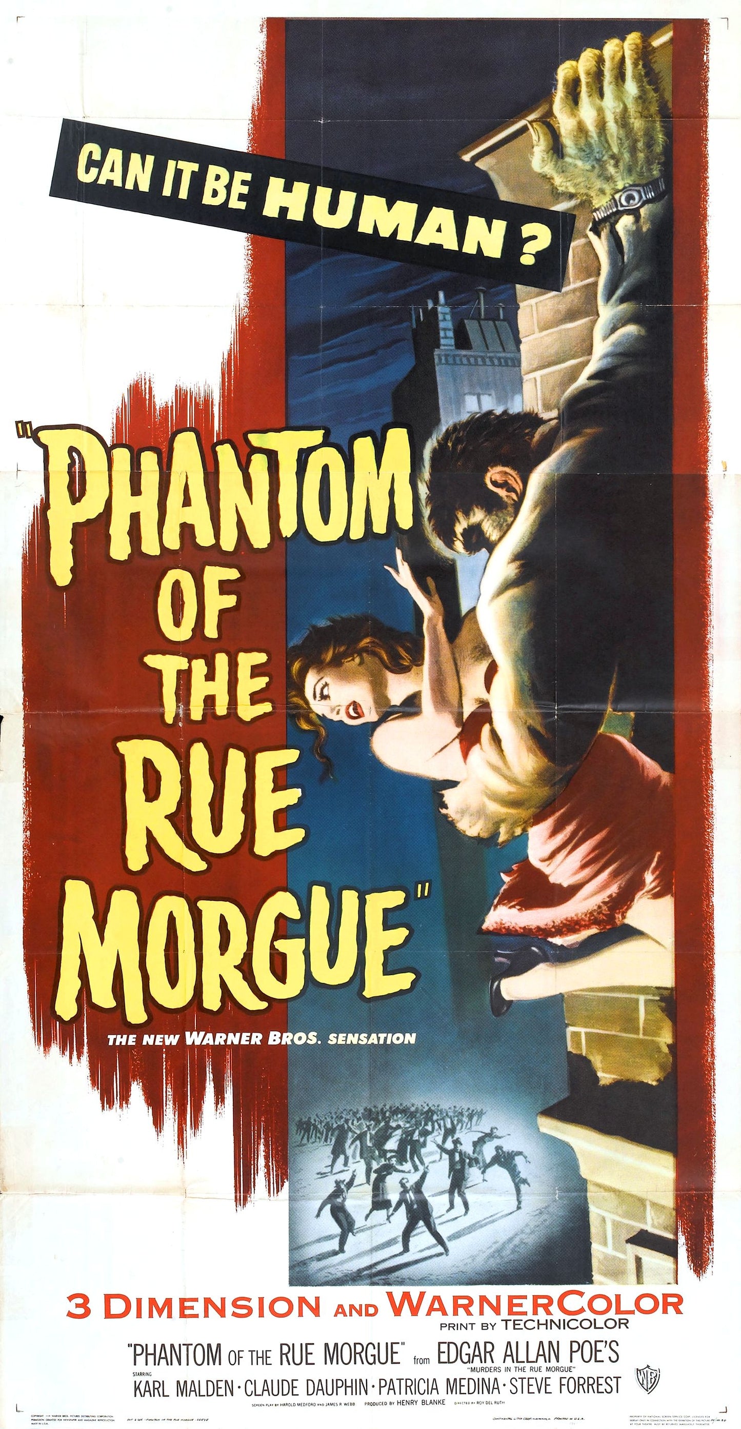 Phantom Of Rue Morgue 03 Movie Keychain