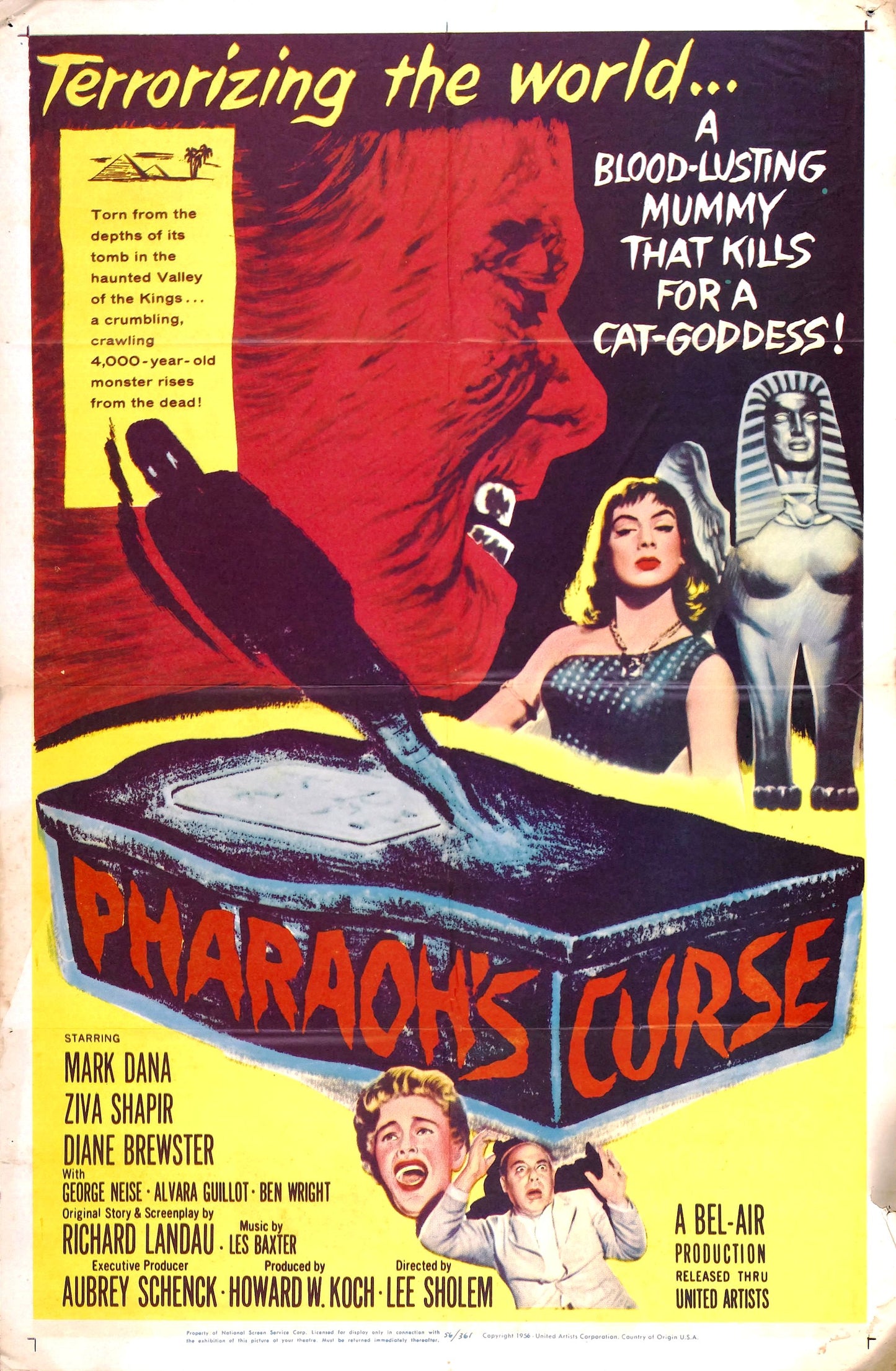 Pharaohs Curse 01 Movie Magnet