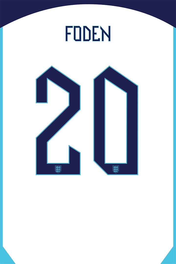 Phil Foden #20 England World Soccer Championship Jigsaw Puzzle