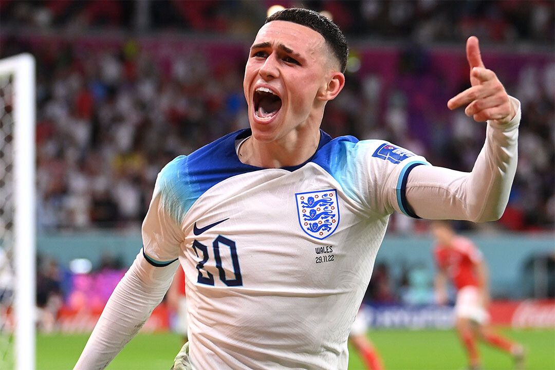 Phil Foden Goal Celebration England World Cup Jigsaw Puzzle