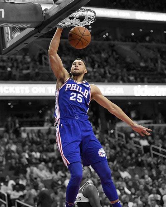 Philadelphia 76Ers Ben Simmons Glossy Keychain Spotlight Keychain