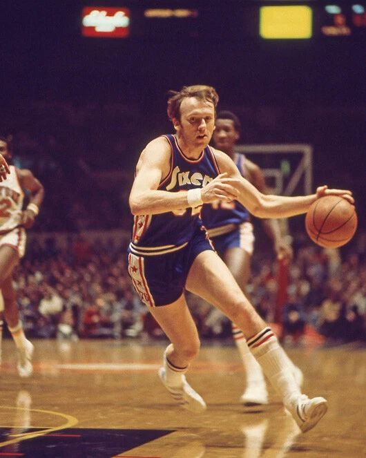 Philadelphia 76Ers Billy Cunningham Glossy Keychain Keychain Hof 86