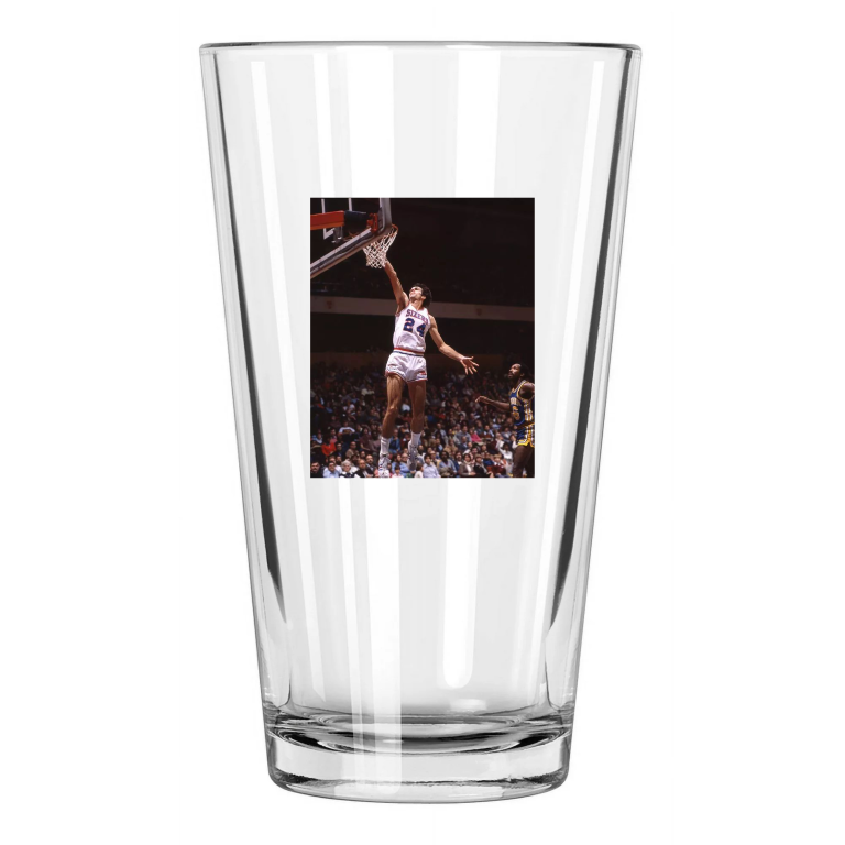 Philadelphia 76Ers Bobby Jones Photo Hof 2019 Pint Beer Drinking Glass