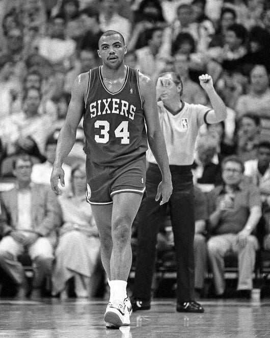 Philadelphia 76Ers Charles Barkley Glossy Magnet Basketball Magnet Hof 2006