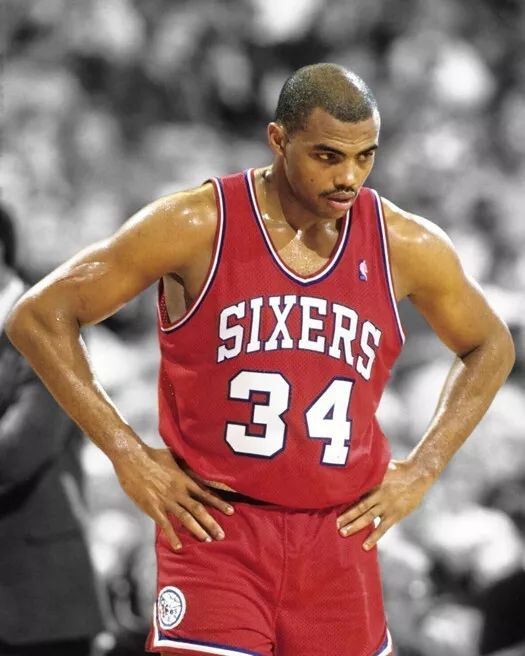 Philadelphia 76Ers Charles Barkley Glossy Keychain Basketball Spotlight Print