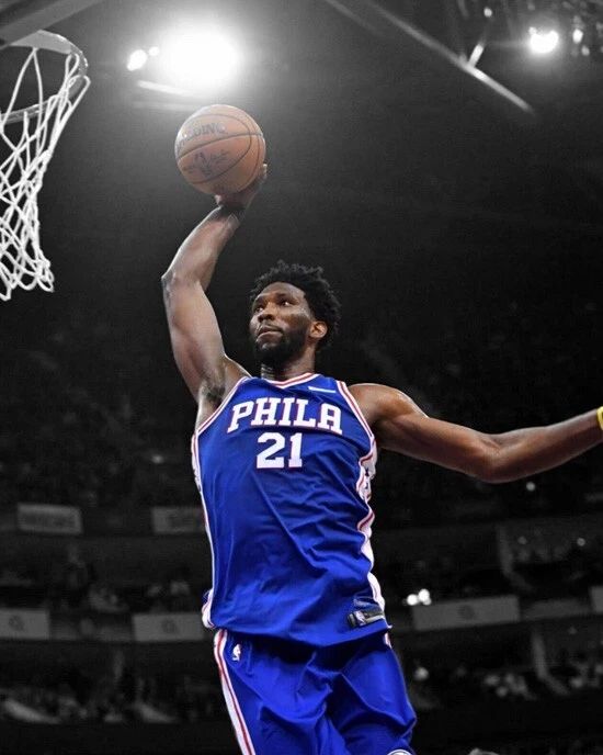 Philadelphia 76Ers Joel Embiid Glossy Magnet Spotlight Magnet 1