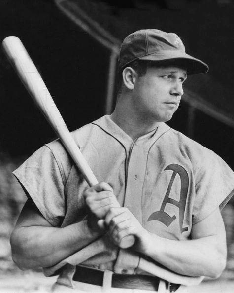 Philadelphia Athletics Jimmie Foxx Glossy Keychain Baseball Keychain