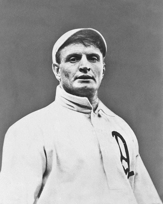 Philadelphia Athletics Rube Waddell Glossy Keychain Baseball Keychain