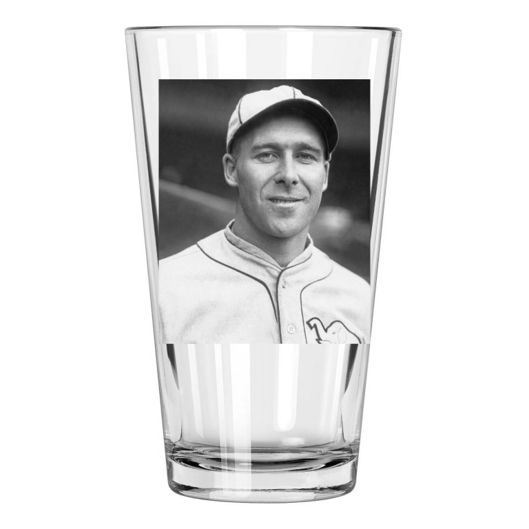 Philadelphia Athletics Rube Walberg Photo Baseball Pint Beer Drinking Glass