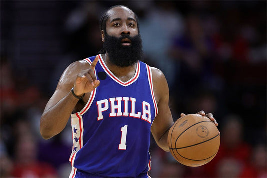 Philadelphia Basketball Team James Harden In Match Jigsaw Puzzle