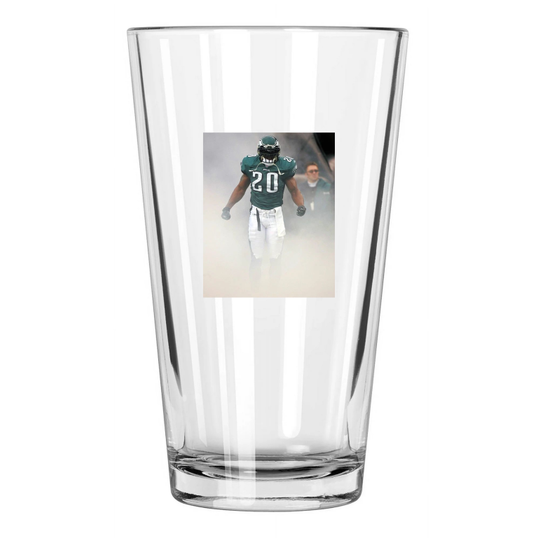 Philadelphia Eagles Brian Dawkins Photo Nfl Football Pint Beer Drinking Glass