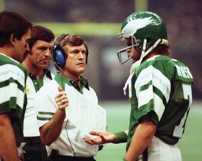 Philadelphia Eagles Dick Vermeil And Ron Jaworski Glossy Magnet Magnet