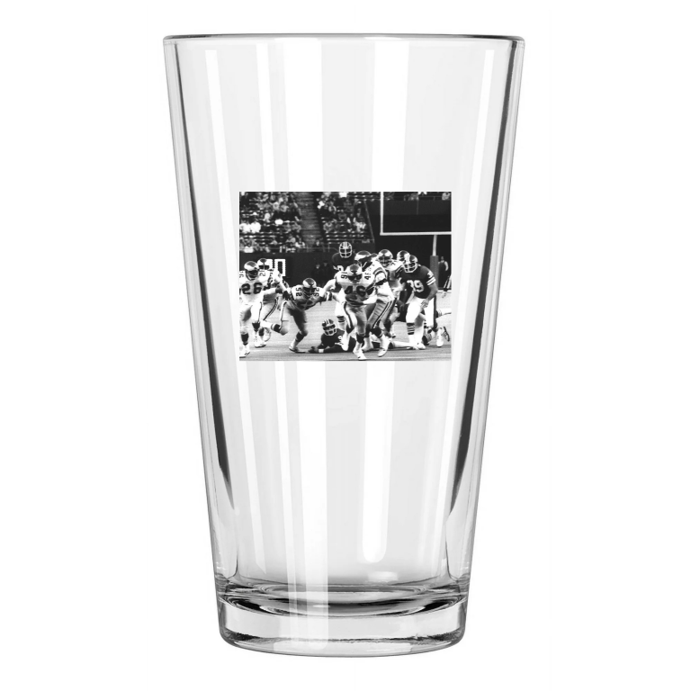 Philadelphia Eagles Herm Edwards Miracle At The Meadowlands 2 Pint Beer Glass