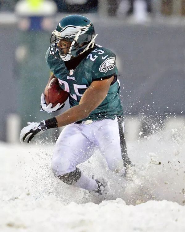 Philadelphia Eagles Lesean Mccoy Glossy Keychain Print Snow Bowl Keychain