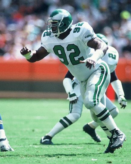 Philadelphia Eagles Reggie White Keychain Football Print Glossy Keychain Hof 06