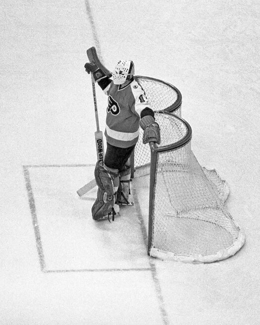 Philadelphia Flyers Bernie Parent Glossy Keychain Print Hockey Keychain Hof 84 1