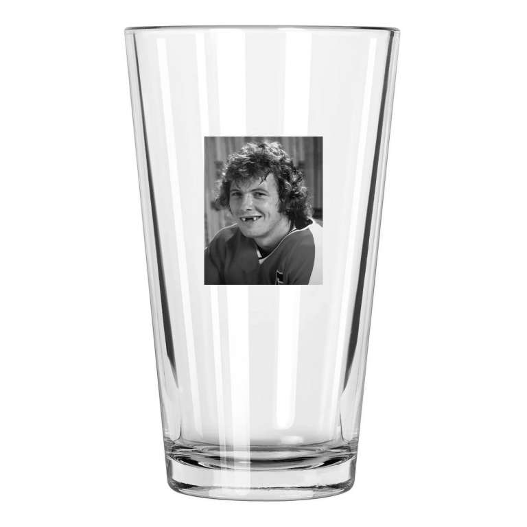 Philadelphia Flyers Bobby Clarke Hockey Portrait Hof 87 Pint Beer Drinking Glass