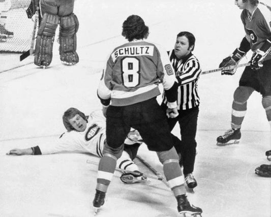 Philadelphia Flyers Dave Schultz Glossy Photo 'The Broad Street Bullies' 2