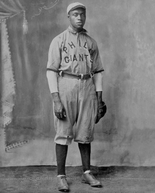Philadelphia Giants John Henry 'Pop' Lloyd Glossy Magnet Negro League Hof 77