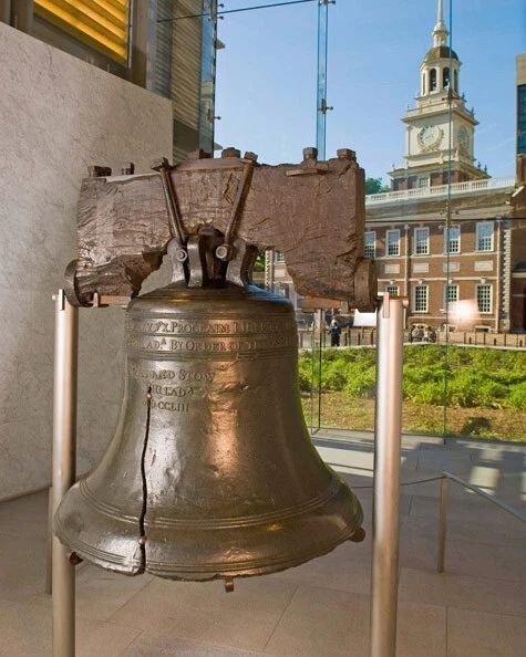 Philadelphia Liberty Bell Glossy Keychain Independence Hall Keychain 2