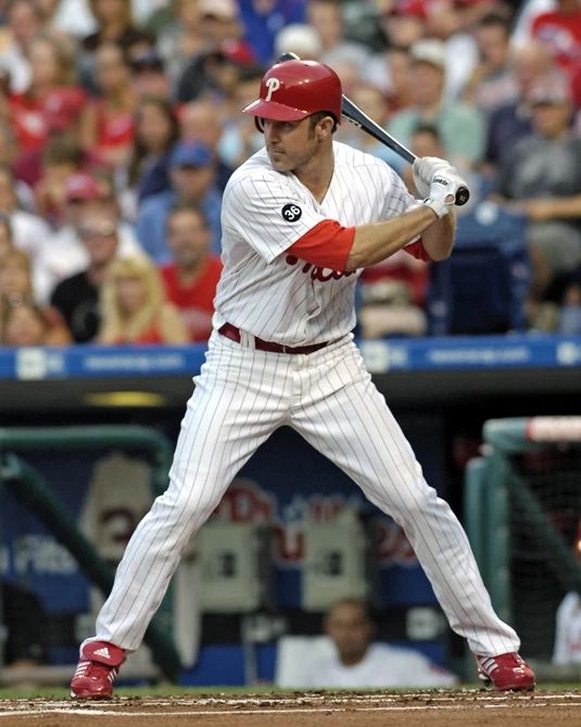 Philadelphia Phillies Chase Utley Glossy Keychain Baseball Keychain