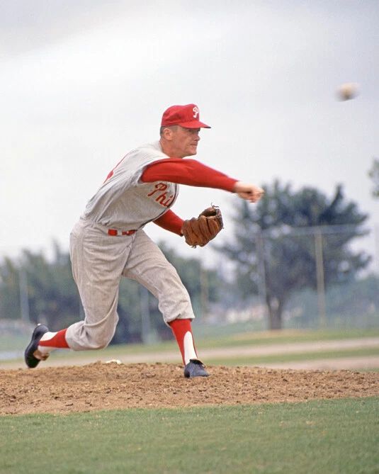 Philadelphia Phillies Jim Bunning Glossy Keychain St Petersburg Keychain Hof 96