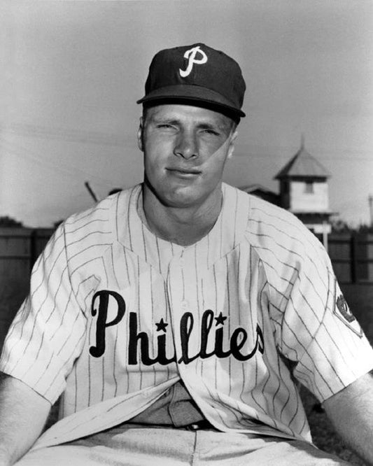 Philadelphia Phillies Richie Ashburn Glossy Photo Baseball Portrait Poster 2