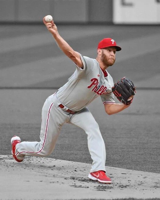 Philadelphia Phillies Zack Wheeler Glossy Keychain Spotlight Keychain