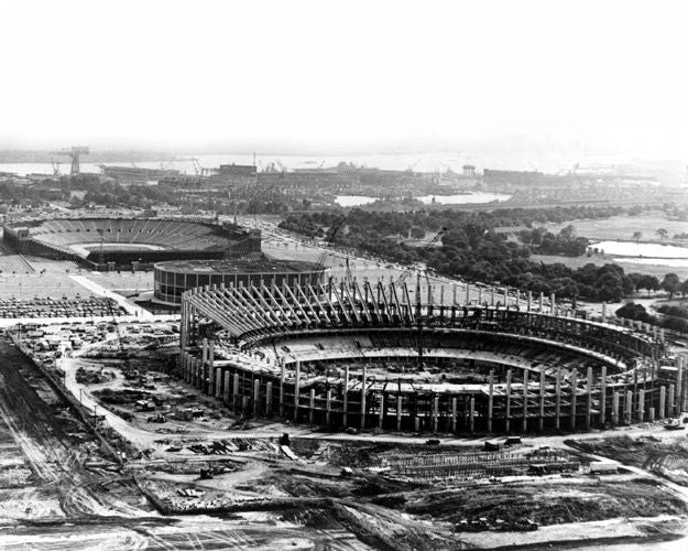 Philadelphia Phillies And Eagles Veterans Stadium Glossy Magnet Magnet