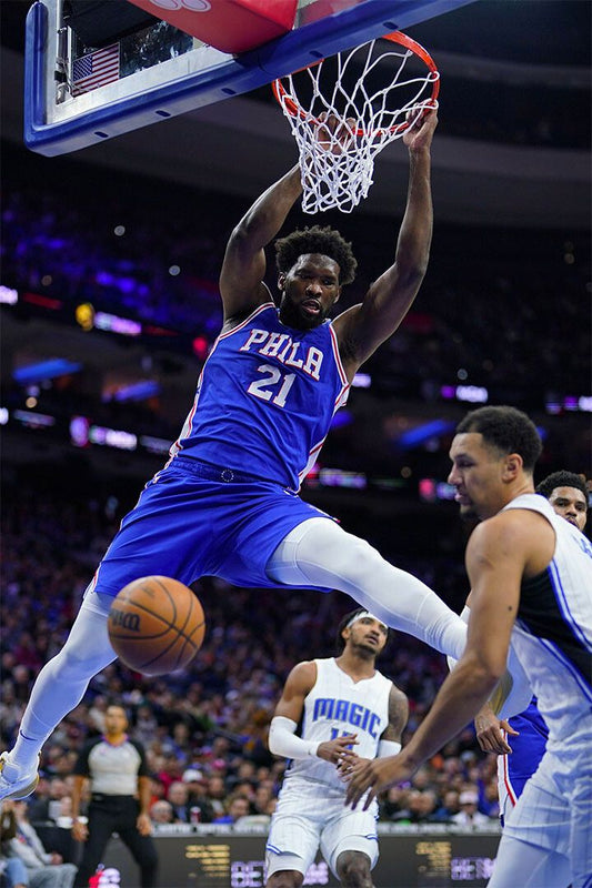 Philadelphia Team Basketballer Joel Embiid Athlete Sports Jigsaw Puzzle