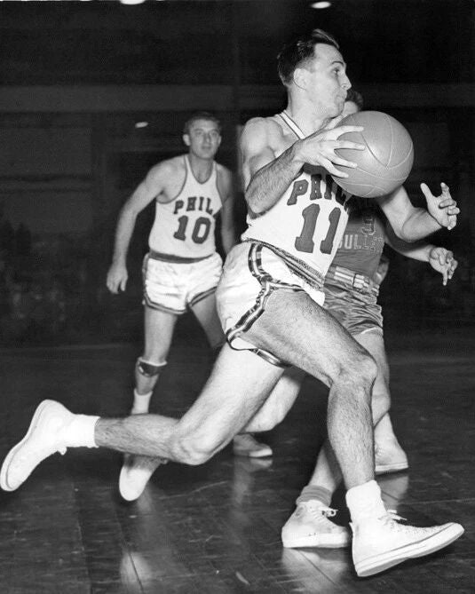 Philadelphia Warriors Paul Arizin Photo Print Poster Basketball Hof 78
