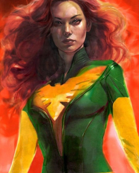 Phoenix Flaming Aura 8472 Print Poster
