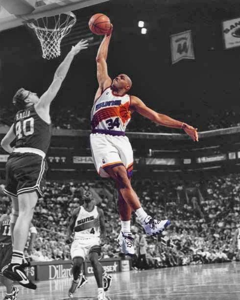 Phoenix Suns Charles Barkley Glossy Keychain Nba Spotlight Keychain