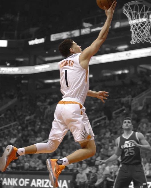 Phoenix Suns Devin Booker Glossy Magnet Spotlight Basketball Magnet 1