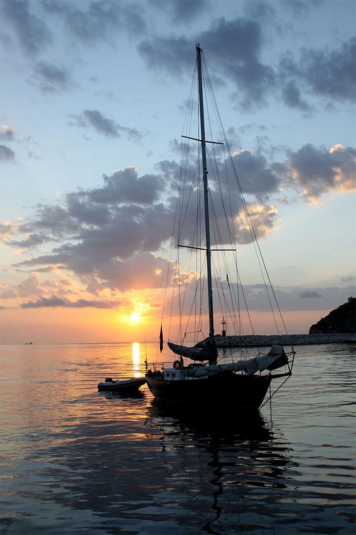 Jigsaw Puzzle Sail Boat At Nature Sunset Print Painting Wall Home Decor Jigsaw Puzzle
